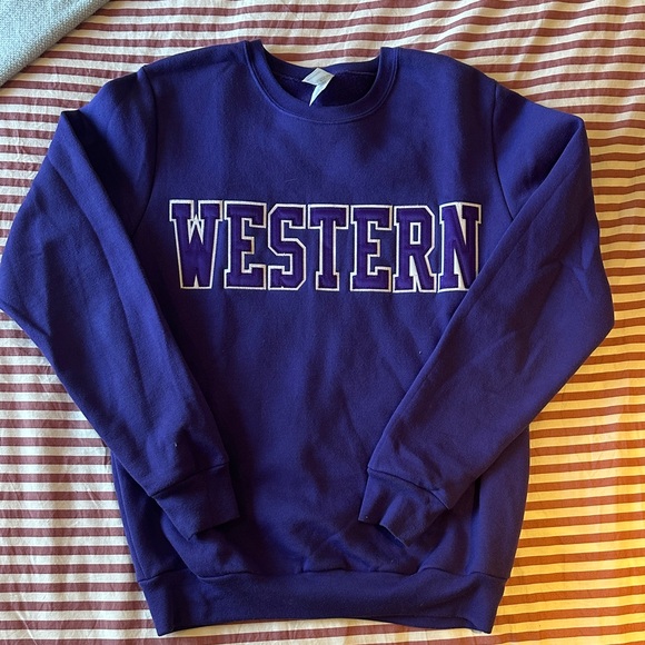 WESTERN UNI CREWNECK - Picture 1 of 2